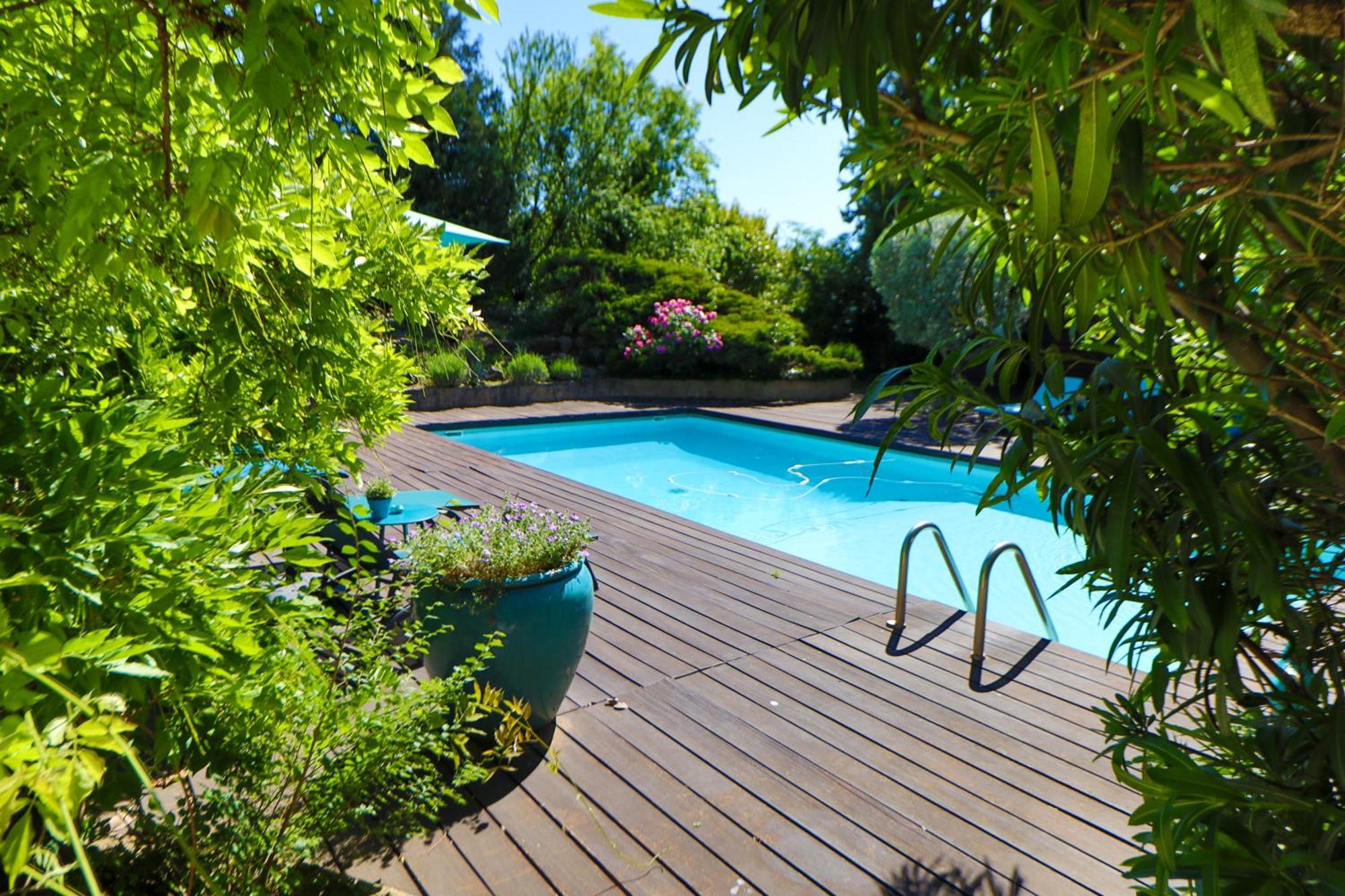 Le Mas De Bertagne Studio Kitchenette Terrasse Piscine 热姆诺 外观 照片